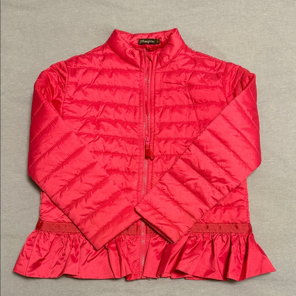 J. McLaughlin Pink Quilted Kids Jacket